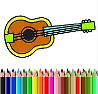 Play BTS Music Instrument Coloring Book