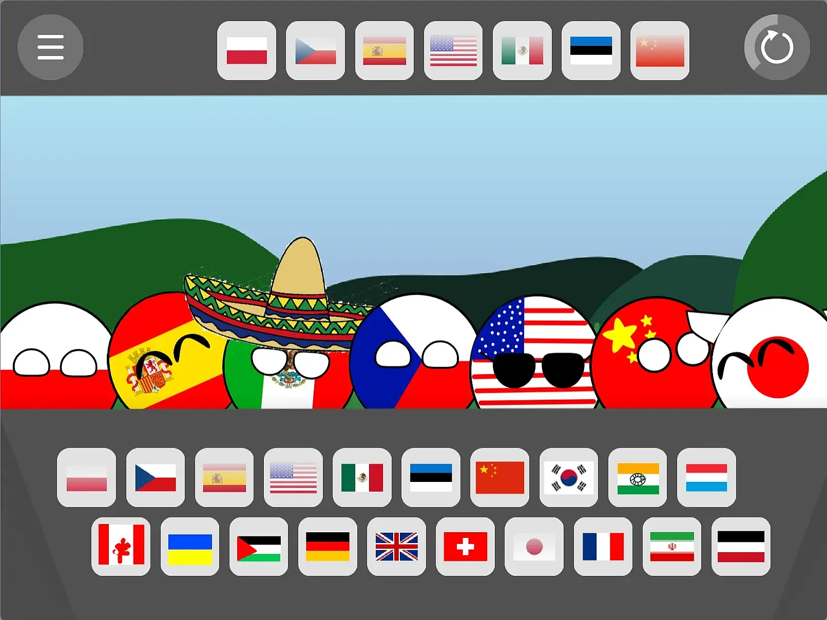 Play Countryballs Sprunki Retake