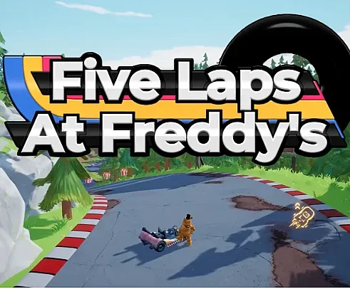 Play Five Laps at Freddy's