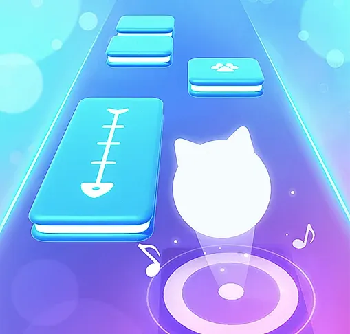 Play Music Cat! Piano Tiles Game 3D