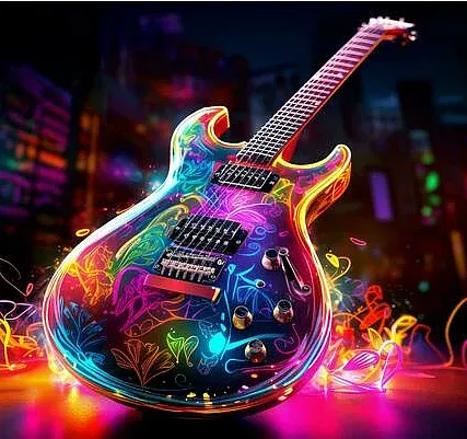 Play Neon Guitar
