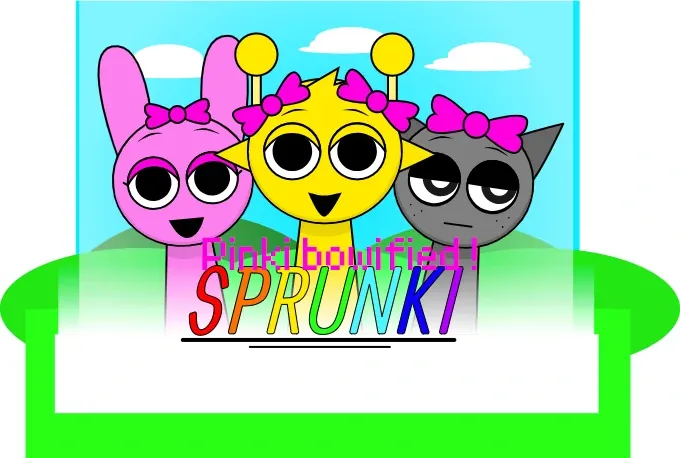 Sprunki but its pinki bowified remix 
