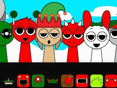 Play Sprunki Christmas 