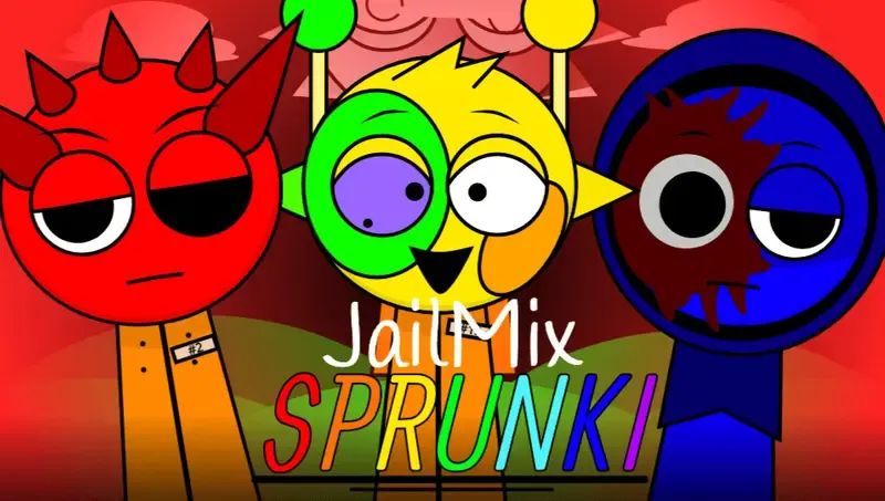 Play Sprunki Jailmix 