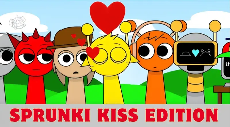 Play Sprunki Kiss Edition 