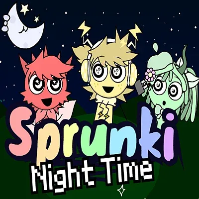 Play Sprunki Night Time Modded 2.0 