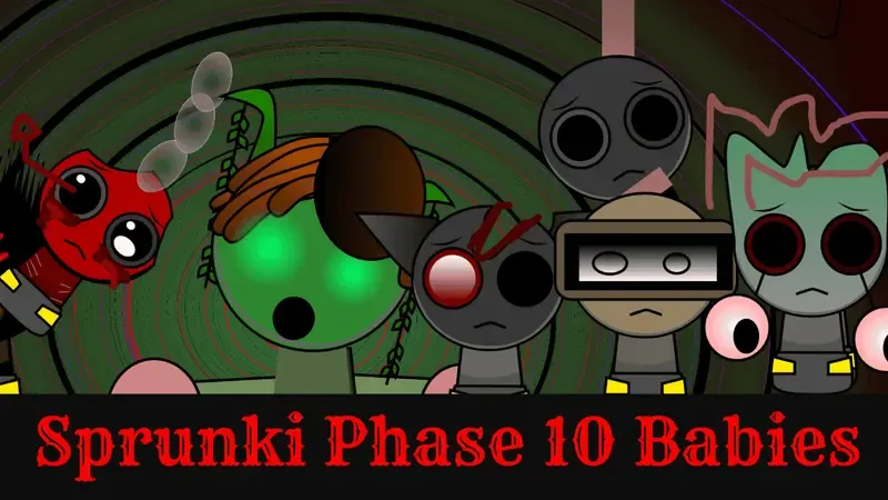 Sprunki Phase 10 Babies - Play Sprunki Incredibox Game Online Free Mod