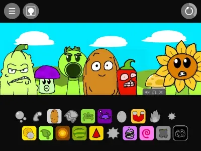 Play Sprunki: Plants vs Zombies 