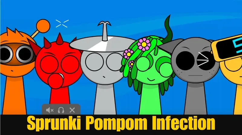 Play Sprunki Pompom Infection