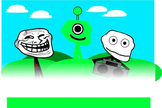 Sprunki Replaced with Trollges | Horror Music Mod with Creepy Faces
