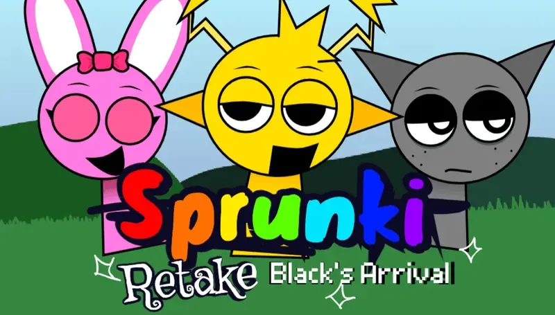 Sprunki Retake: Black’s Arrival - Play Sprunki Incredibox Game Online Free Mod