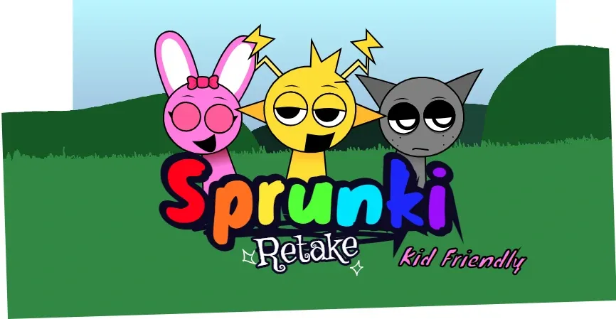Sprunki Retake but it's as kid friendly as it'll get 
