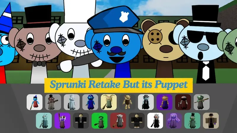 Sprunki Retake But its Puppet - Play Sprunki Incredibox Game Online Free Mod