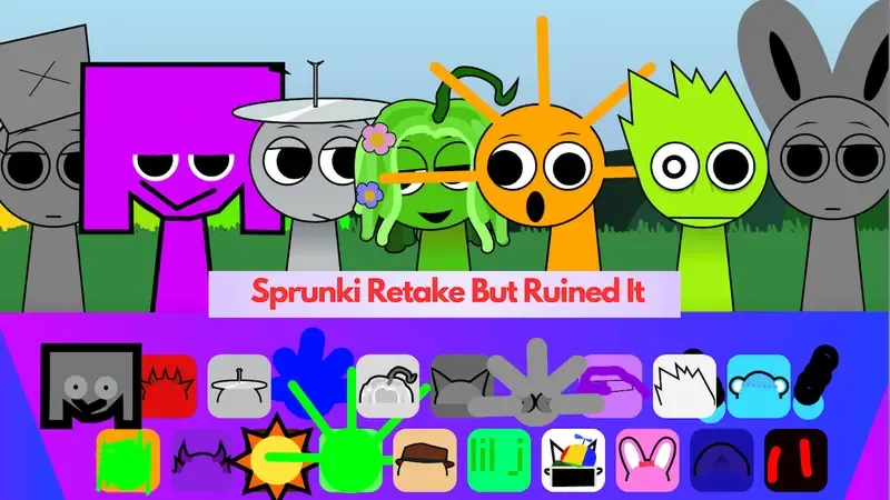 Play Sprunki Retake But Ruined It