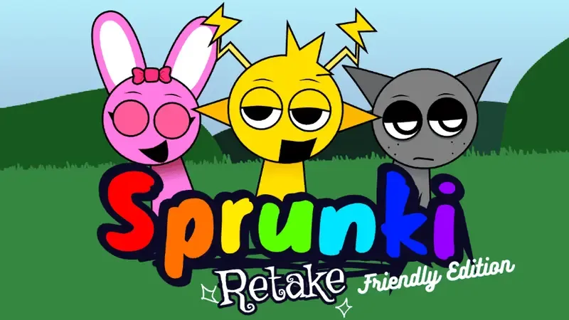 Play Sprunki Retake: Friendly Edition 