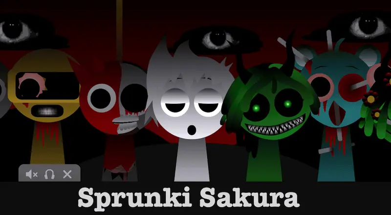 Play Sprunki Sakura Mod - Incredibox Game Online Free Mod