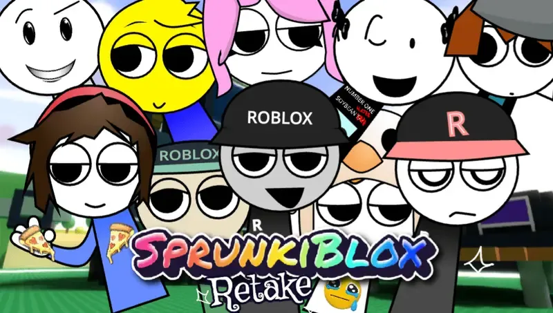 SprunkiBlox Retake - Play Sprunki Incredibox Game Online Free Mod